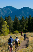 Biking near Bozeman, MT