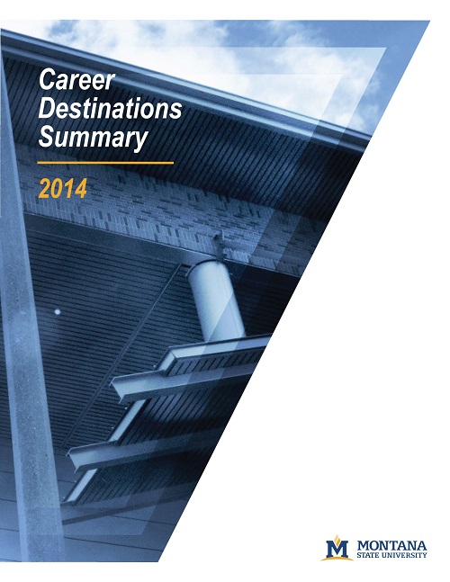 Cover of 2014 Career Destinations pamphlet