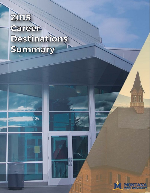 Cover of 2015 Career Destinations pamphlet