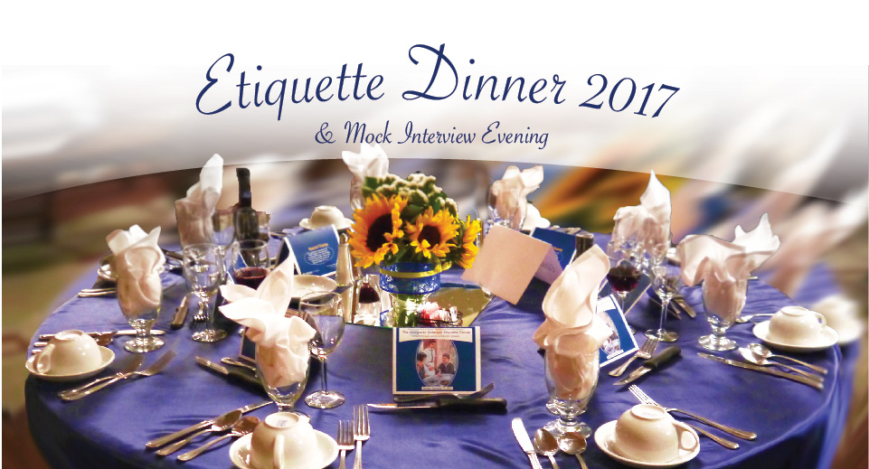 Etiquette Dinner and Mock Interview Evening 2017