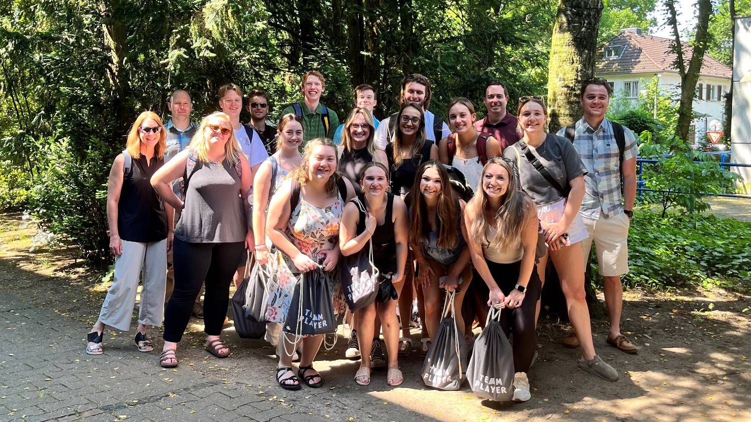 MSU students and faculty in Germany