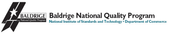 Malcolm Baldridge National Quality logo