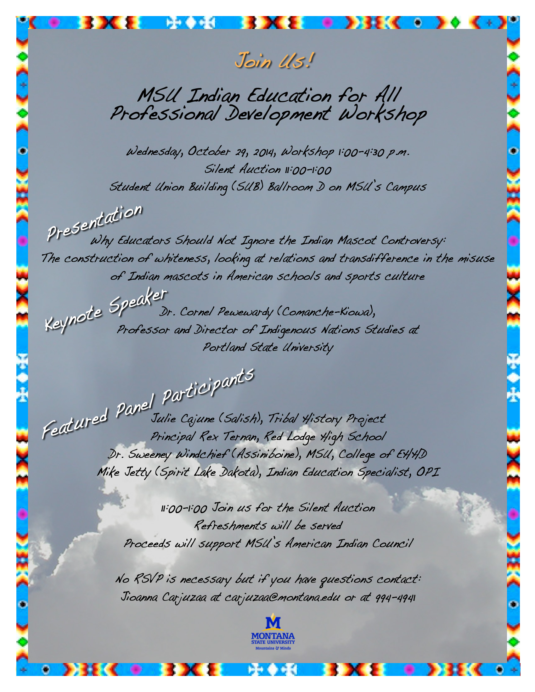 Fall 2014 Indian Education For All October 29 2014 Professional Development