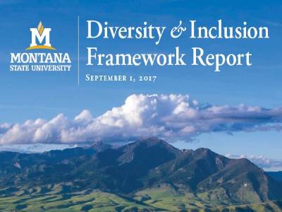 Diversity and Inclusion Framework Report, Sept 1, 2017 MSU