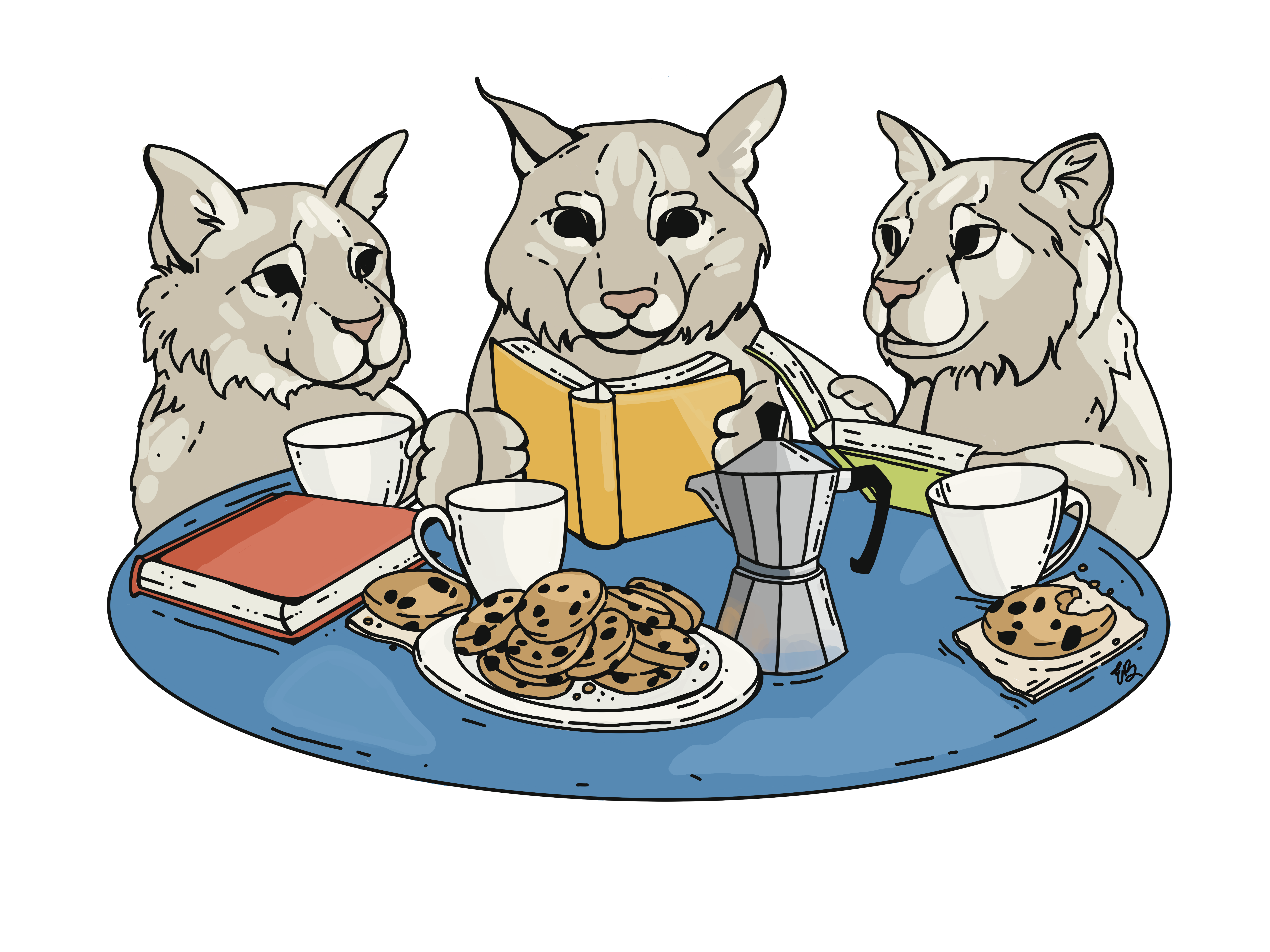 Bobcats, books and cookies
