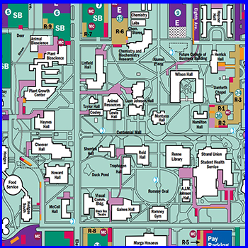 Campus Parking Map