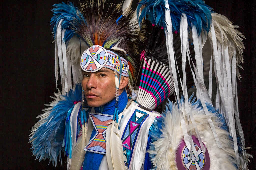 Portrait of performer Supaman