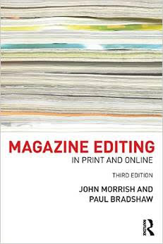 Cover of a magazine editing textbook