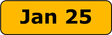 Januay 25 January 25