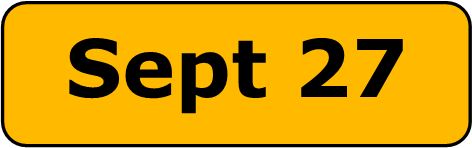 September 27 September 27