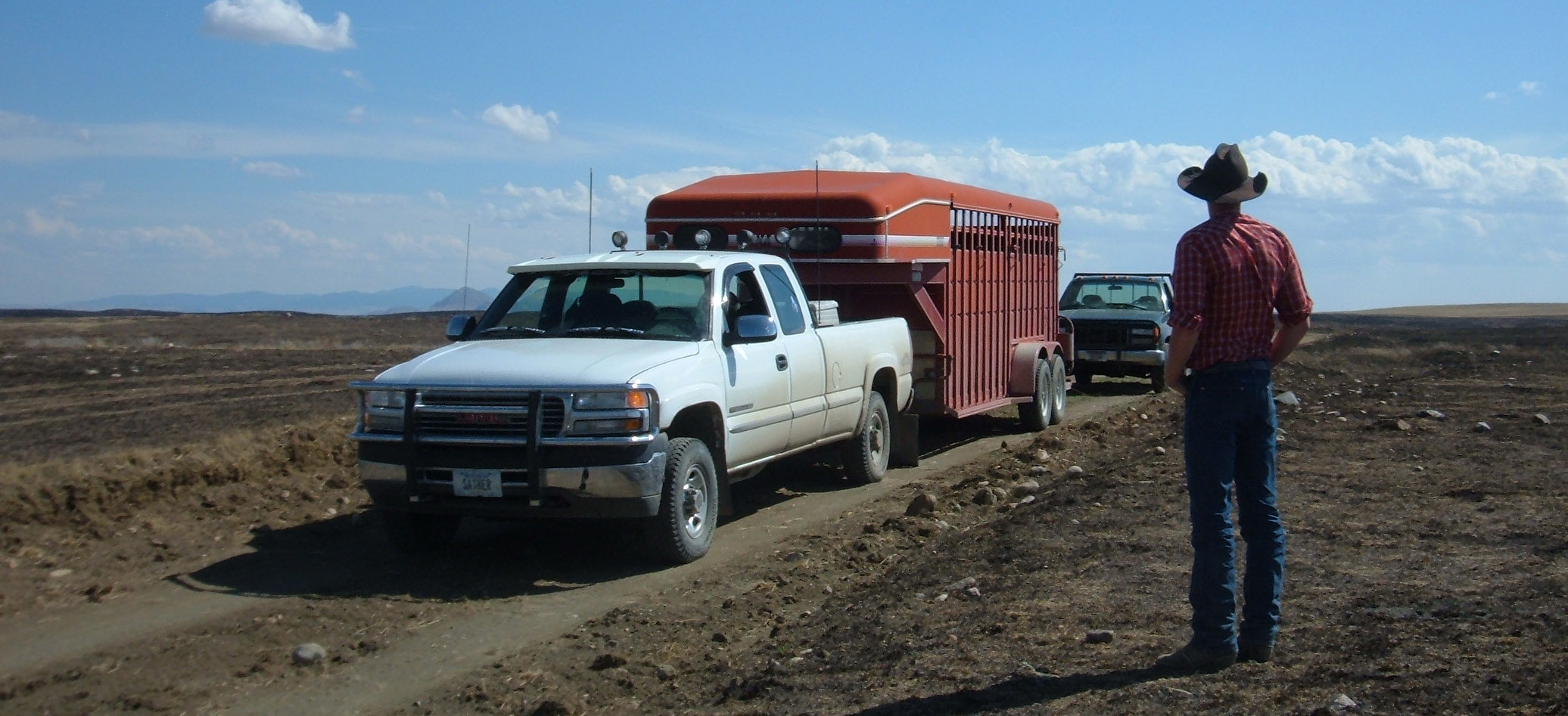 Farmer and Rancher with Trailer