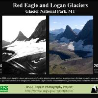 Red Eagle and Logan Glaciers