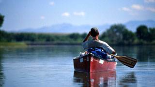Canoeing in Montana