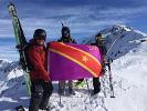 SigPhiEp Flag snow