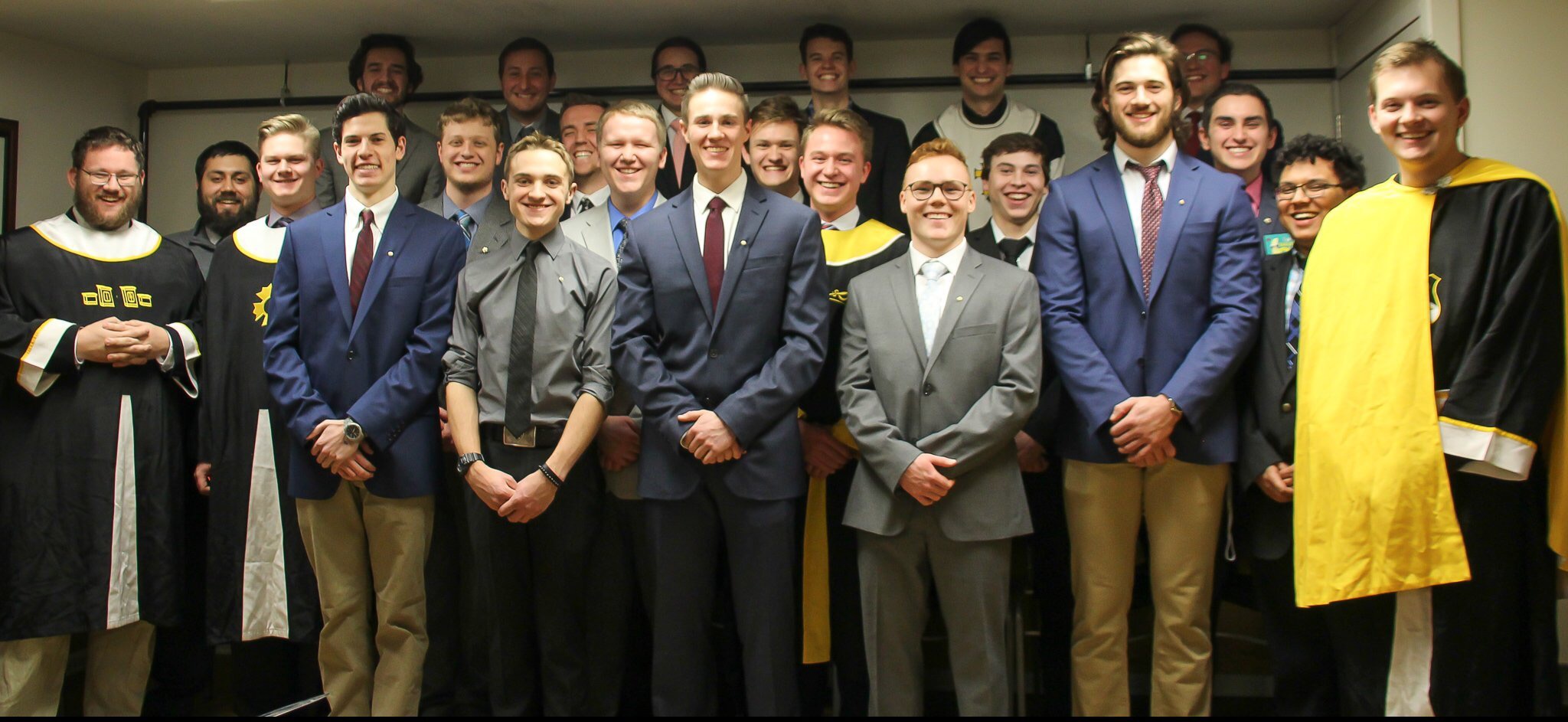 Sigma Nu brothers in the spring of 2020