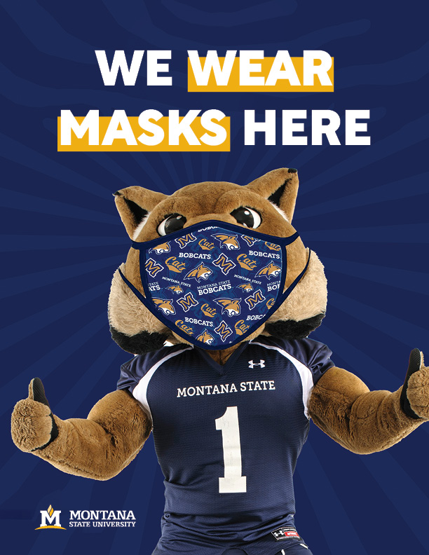 We wear masks here.