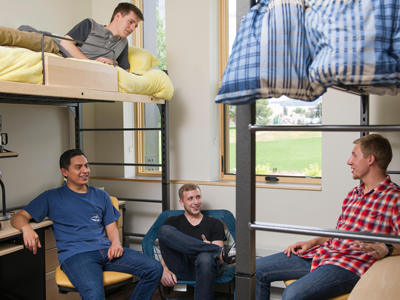 Males in Yellowstone Dorm Room
