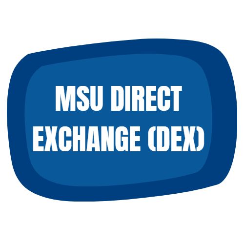 MSU DEX Blue Button