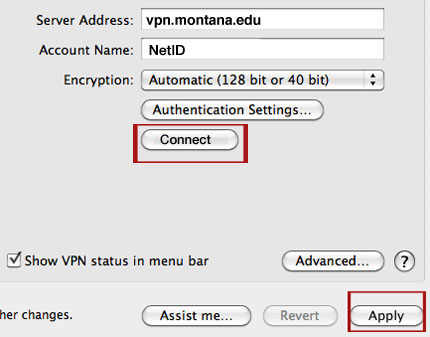 Connect to Peridot login window. Screen shot.