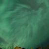 A beautiful image of an aurora seen above Bozeman, MT. May 14-15, 2005