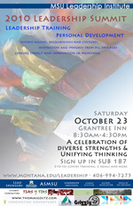 2010 MSU Leadership Summit Poster