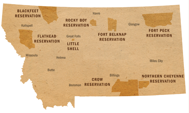 Montana's American Indian reservations
