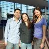002 Megan, Ada Giusti, Ky-Phuong in Charles DeGaulle Airport, Paris
