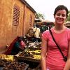 028 - Wendy at the local outdoor mall in Mali