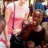 002 - Wendy in an open-air mall, Bamako, Mali's capitol
