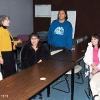 Left to right: Stacy Bearcomesout's son; Dr. Florence Dunkel; Stacy's mother, Ruth; Stacy; and Sara Young, the mother of Wendell Lefthand, a student in the Spring 2010 PSPP 465 class. Sara is the former Director of the very successful AIRO Program (American Indian Research Opportunity) on the Montana State University Bozeman campus. Sara lives in Lame Deer on the Northern Cheyenne Reservation.