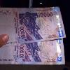 037 - New currency - Central African Francs (CFA) - about $US25 each