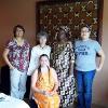 087 - Sherri (seated), Stacy, Florence, Mme. Aissata Thera (MS-Plant Pathology-MT State Univesity) Mali mentor, Janelle