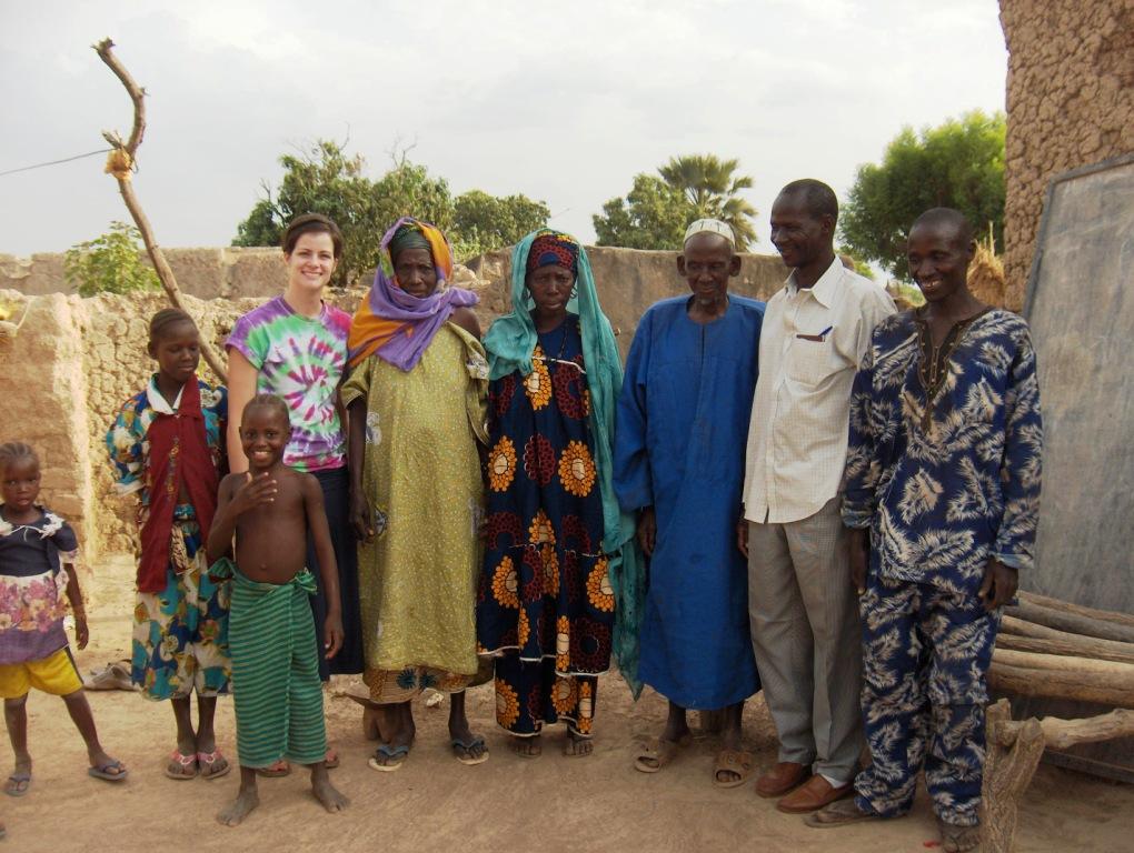 Wendy Nickisch with People of Sanambele Mali