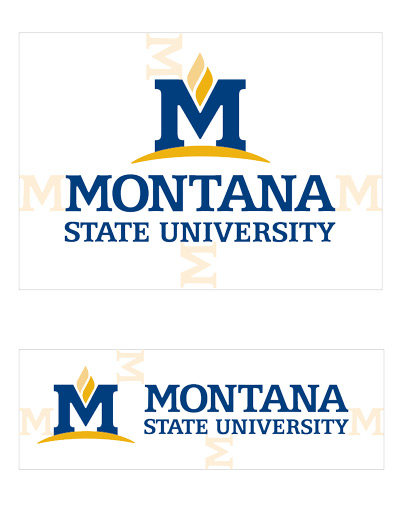 MSU logo spacing example