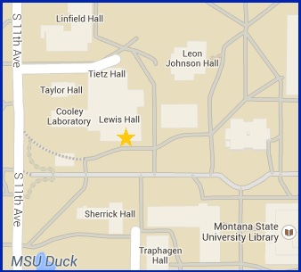 Map of Lewis Hall location