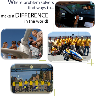Where problem solvers find ways to ... make a DIFFERENCE in the world!