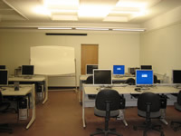 photo of computer workstations