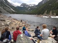 Group Hike to Lava Lake, MSU, 2012