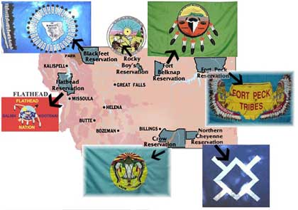 map of reservations