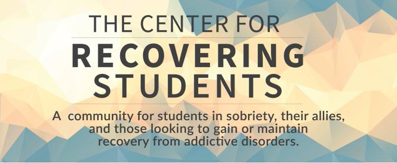 Center for Recovering Students Web Banner