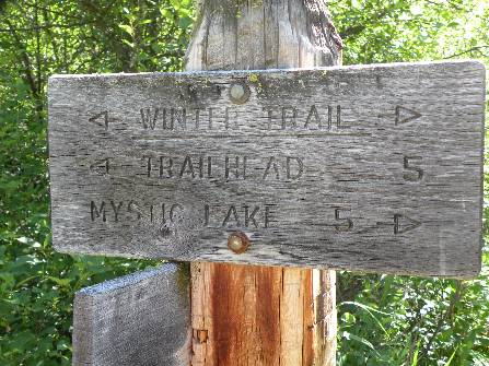 Trail sign 
