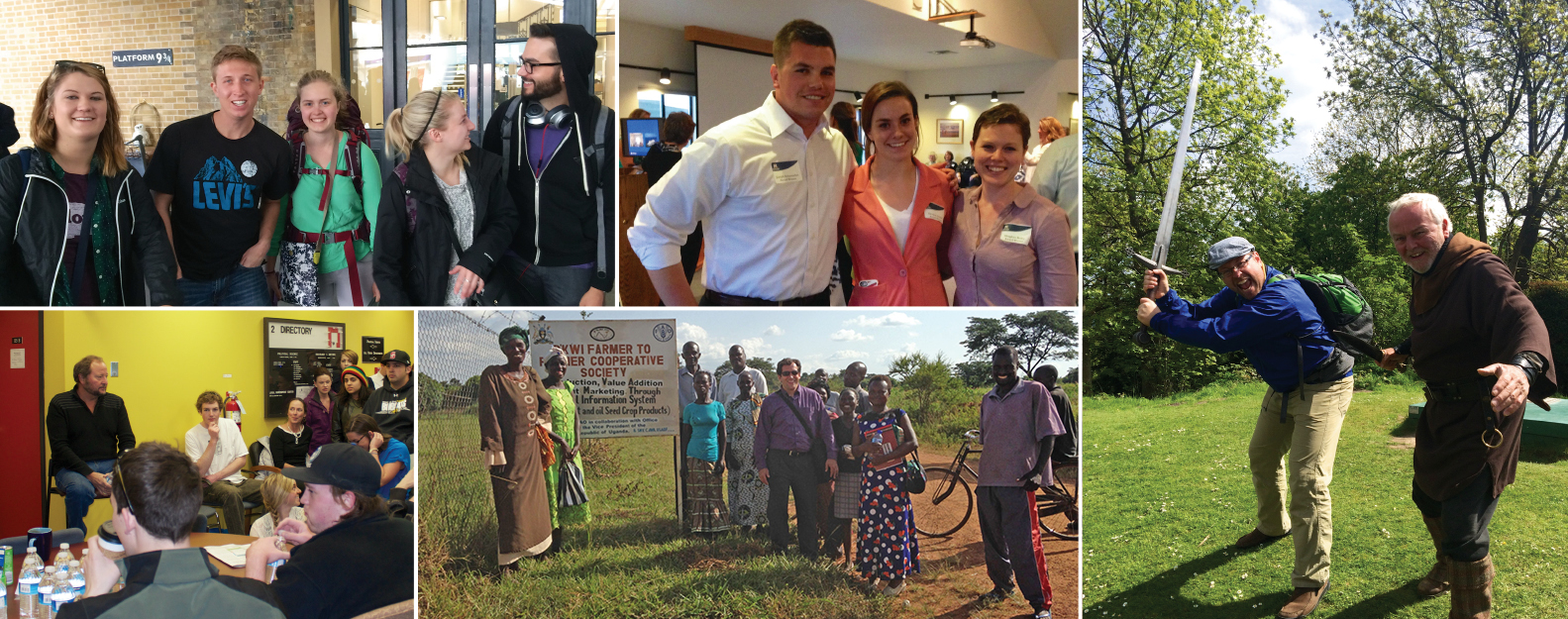 collage of POLS activities