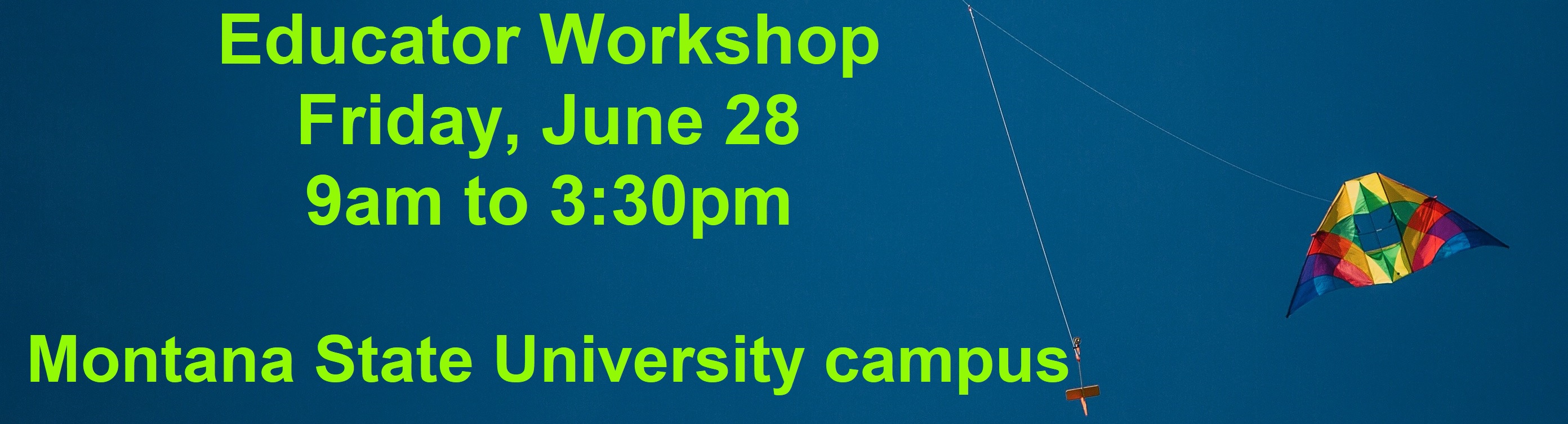 Educator Worshop photo