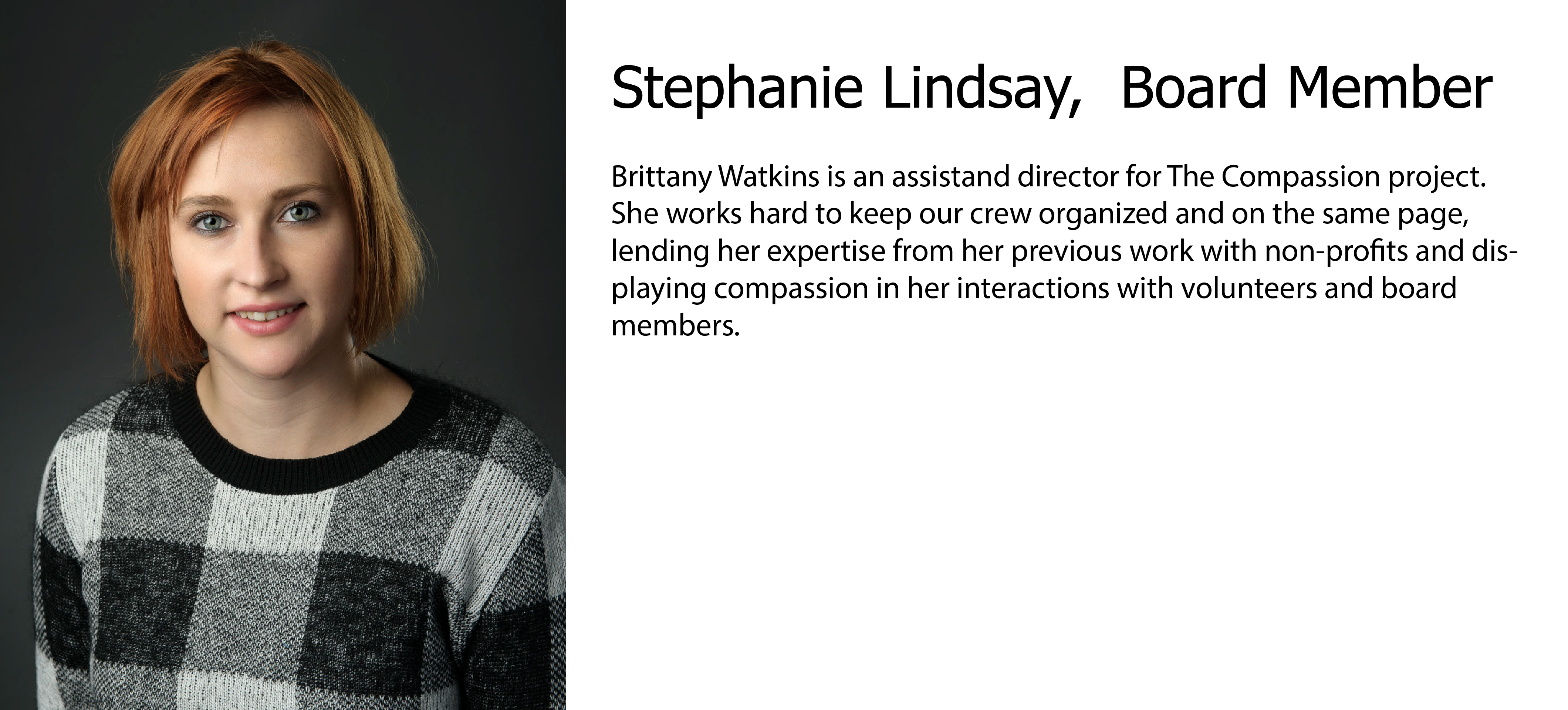 Brittany Watkins Assistant Director