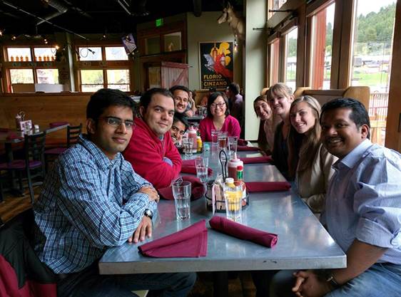 Dinner at Lift, Intermountain Conference Jackson Hole, Wyoming, May 2015
