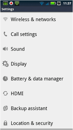 Wireless & Networks screenshot.