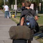 Students move in on campus