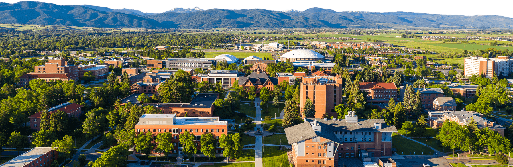 Bozeman Montana aerial view 