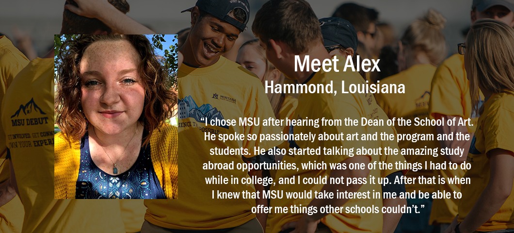 Alex Hauck - a current student at MSU from Hammond, Louisiana