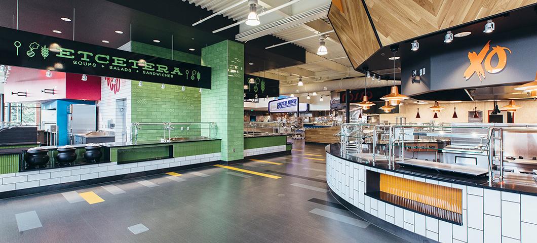 Interior of Rendezvous Dining Pavilion